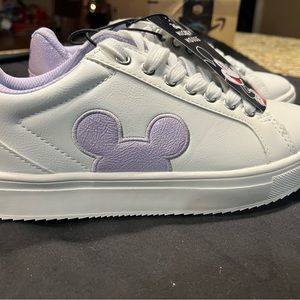 Mickey Mouse lavender tennis shoes size 7 (From Aldi)